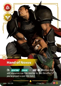 Darius, Hand of Noxus — Overnumbered Foil