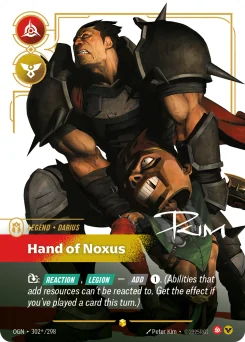 Darius, Hand of Noxus — Signature Foil