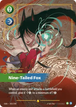 Ahri, Nine-Tailed Fox — Overnumbered Foil