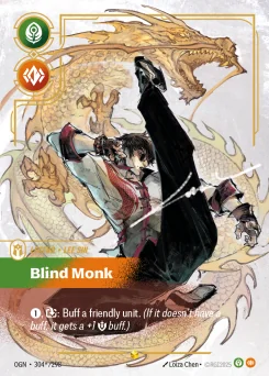 Lee Sin, Blind Monk — Signature Foil
