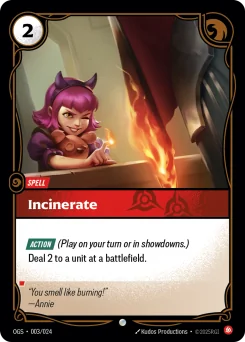 Incinerate — Normal