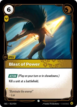 Blast of Power — Normal