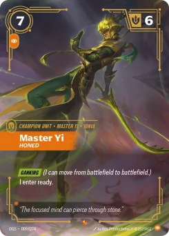 Master Yi, Honed — Foil