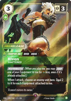 Riven, Shattered — Foil
