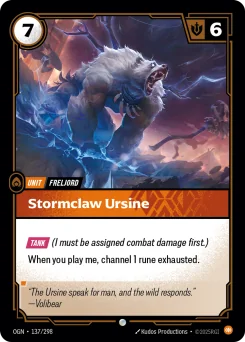 Stormclaw Ursine — Foil