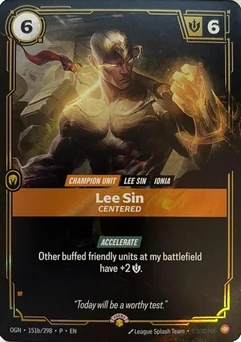 Lee Sin, Centered — Foil