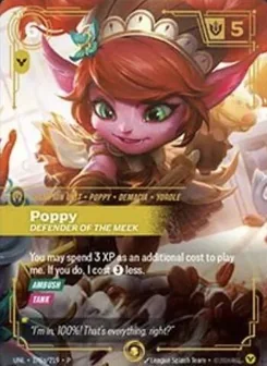 Poppy, Defender of the Meek — Parallel