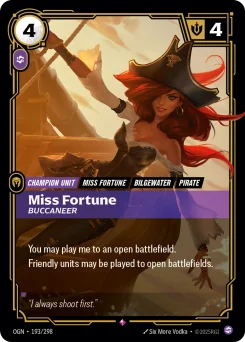Miss Fortune, Buccaneer — Foil