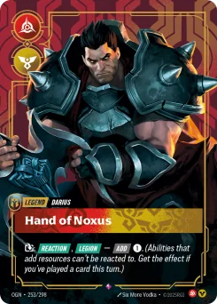 Darius, Hand of Noxus — Foil