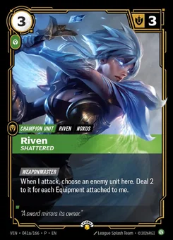 Riven, Shattered — Foil