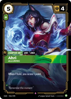Ahri, Alluring — Foil