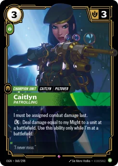 Caitlyn, Patrolling — Foil