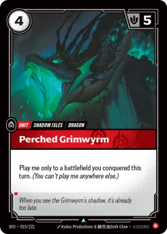 Perched Grimwyrm — Normal