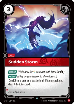 Sudden Storm — Normal