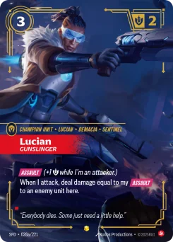 Lucian, Gunslinger — Parallel Foil