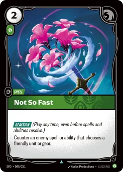 Not So Fast — Normal