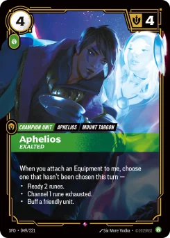 Aphelios, Exalted — Foil