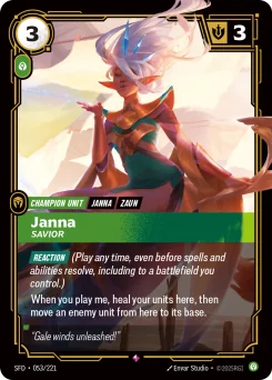 Janna, Savior — Foil