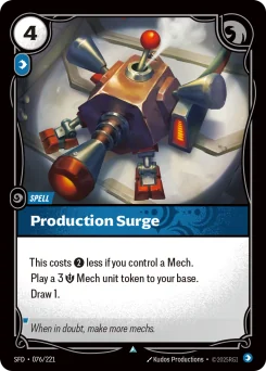 Production Surge — Normal