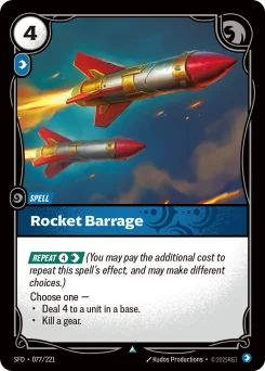 Rocket Barrage — Normal