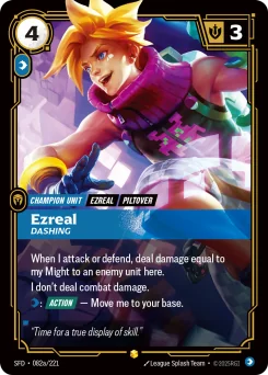 Ezreal, Dashing — Parallel Foil