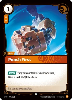 Punch First — Normal