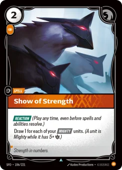 Show of Strength — Normal