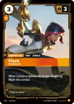 Fiora, Peerless — Foil