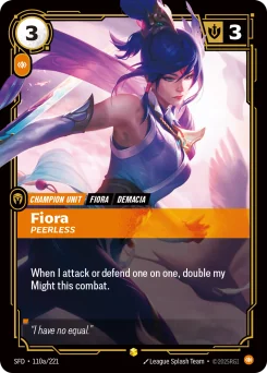 Fiora, Peerless — Parallel Foil