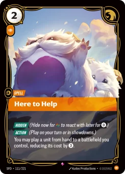 Here to Help — Foil