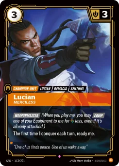 Lucian, Merciless — Foil