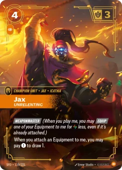 Jax, Unrelenting — Foil