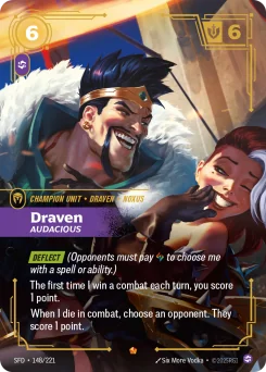 Draven, Audacious — Foil