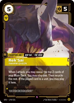 Rek'Sai, Swarm Queen — Foil