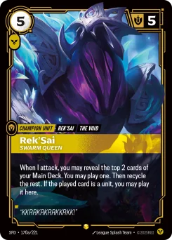 Rek'Sai, Swarm Queen — Parallel Foil