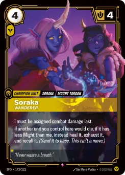 Soraka, Wanderer — Foil