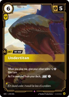 Undertitan — Foil