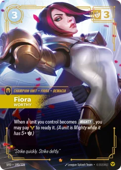 Fiora, Worthy — Foil