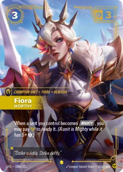 Fiora, Worthy — Parallel Foil