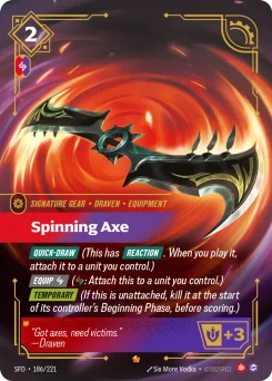 Spinning Axe — Foil