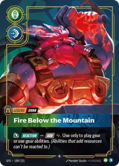 Ornn, Fire Below the Mountain — Foil