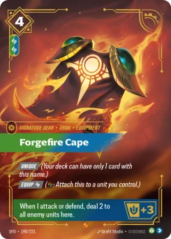 Forgefire Cape — Foil