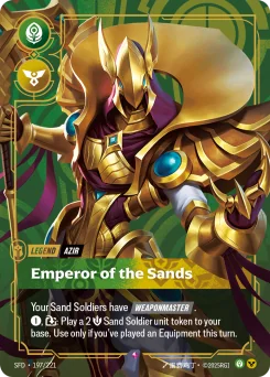Azir, Emperor of the Sands — Foil