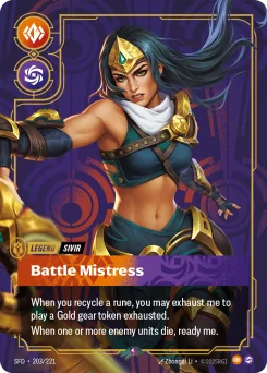 Sivir, Battle Mistress — Foil