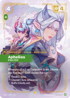 Aphelios, Exalted — Signature Foil