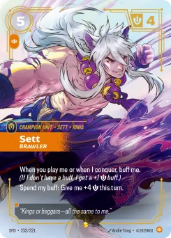 Sett, Brawler — Overnumbered Foil