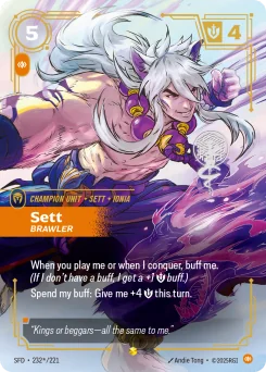 Sett, Brawler — Signature Foil