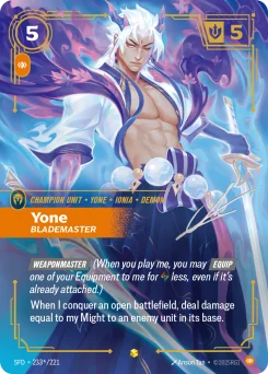 Yone, Blademaster — Signature Foil