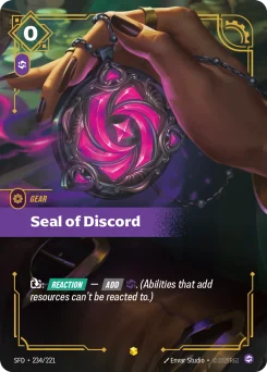 Seal of Discord — Overnumbered Foil