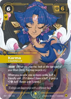 Karma, Channeler — Overnumbered Foil